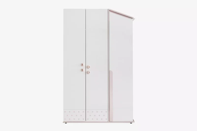 Montessori Pink S 3 Kapılı Dolap - Görsel 2