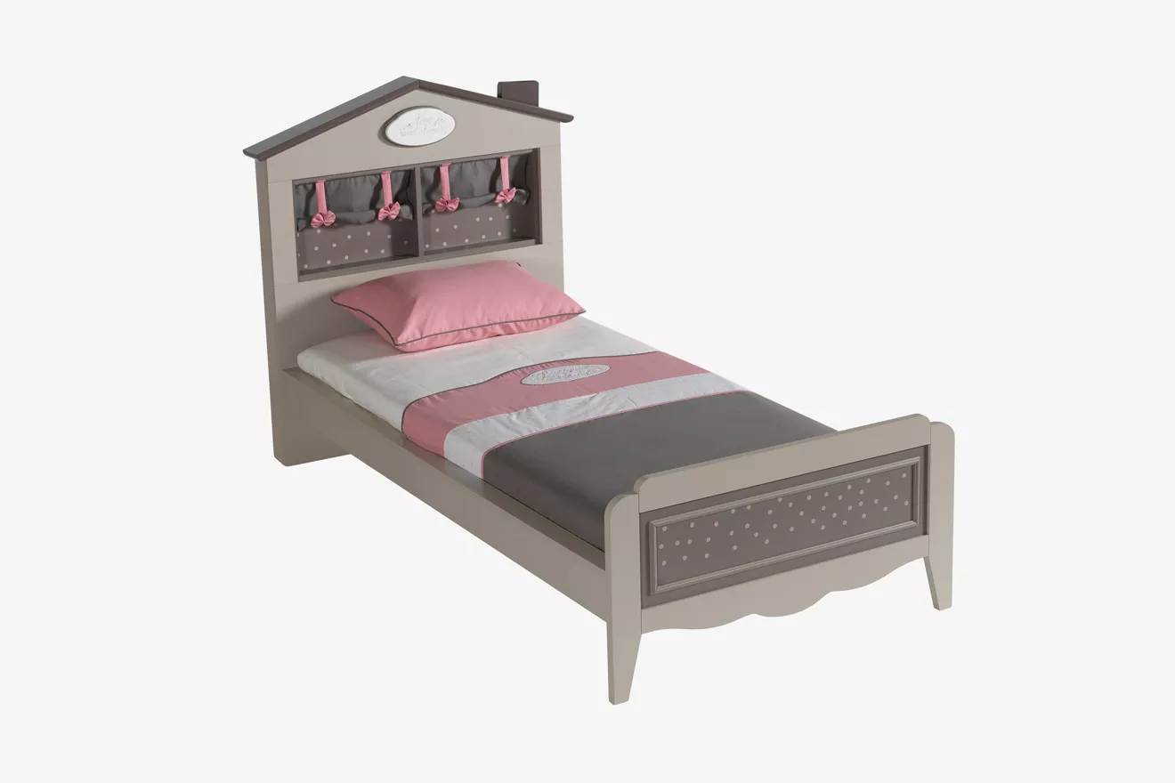 Houses Karyola 120x200cm - Görsel 2