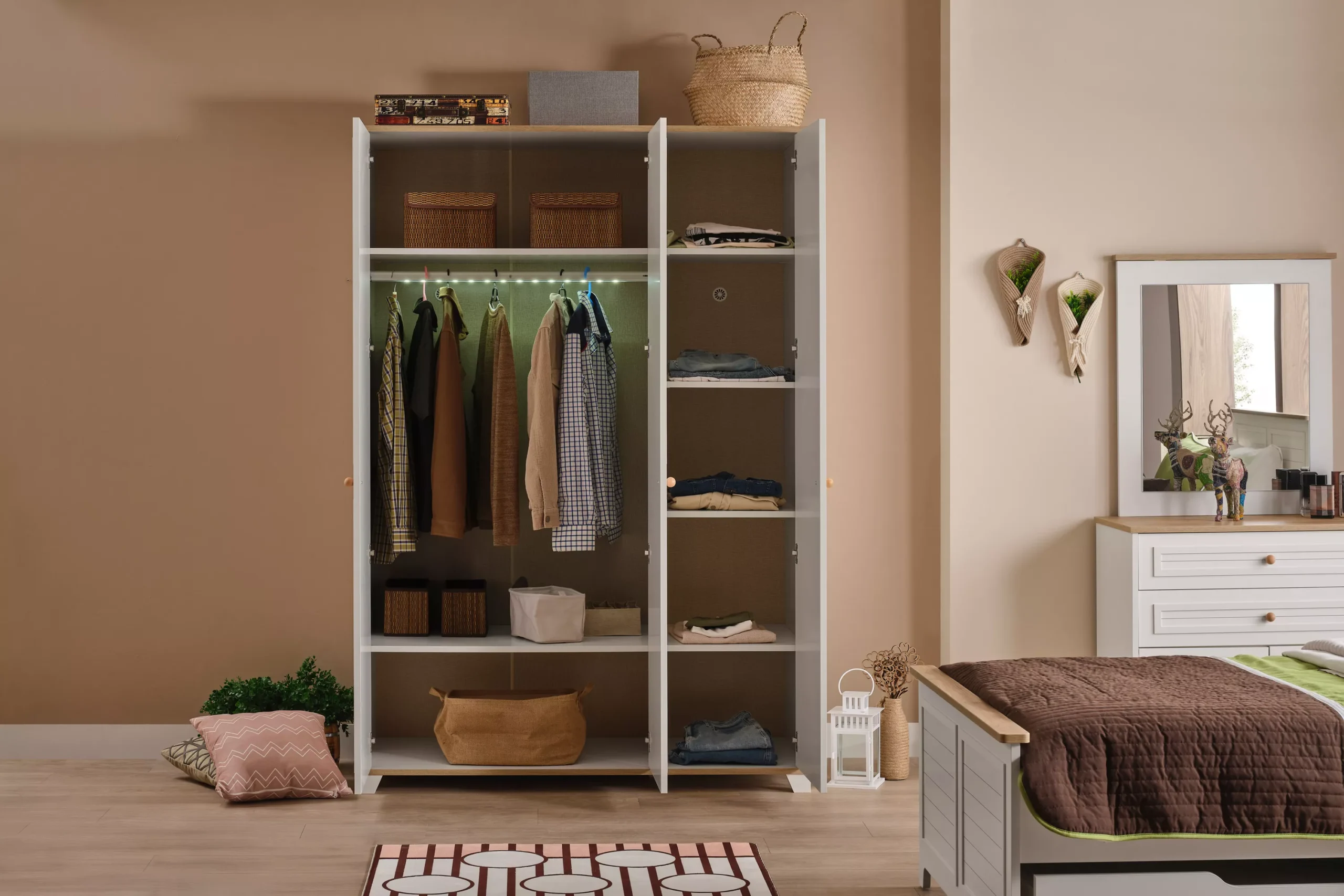 Nova 3 Kapaklı Dolap - Görsel 5